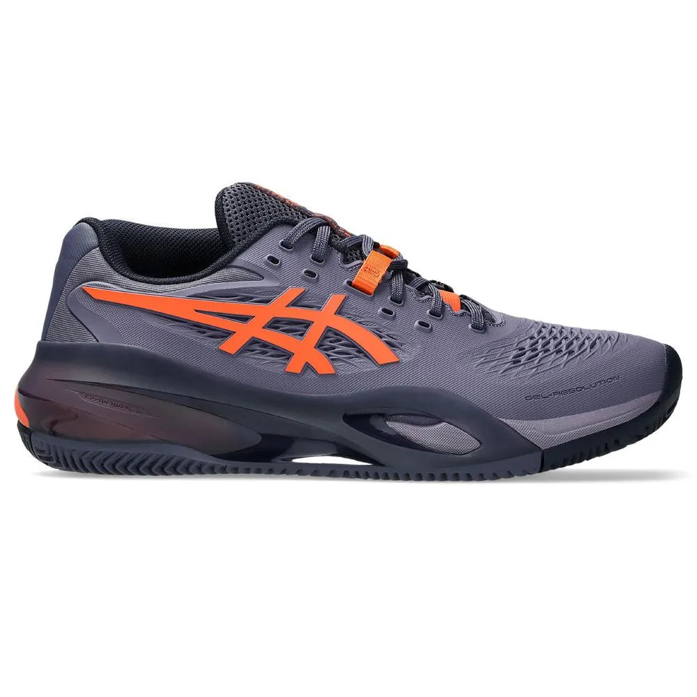 Zapatillas Asics Gel Resolution X Clay Greyish Purple Nova Orange