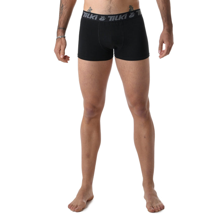 Boxer Calza Tilki Negro Algodon x2