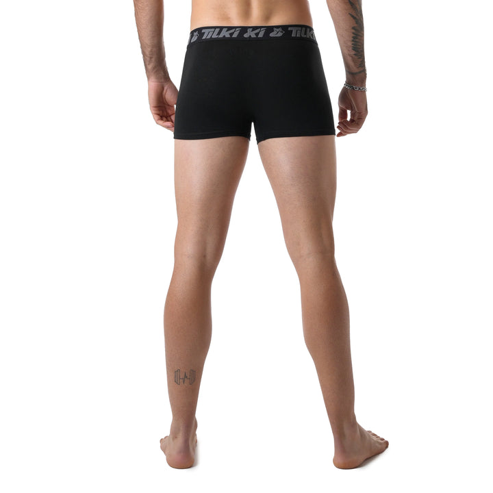 Boxer Calza Tilki Negro Algodon x2