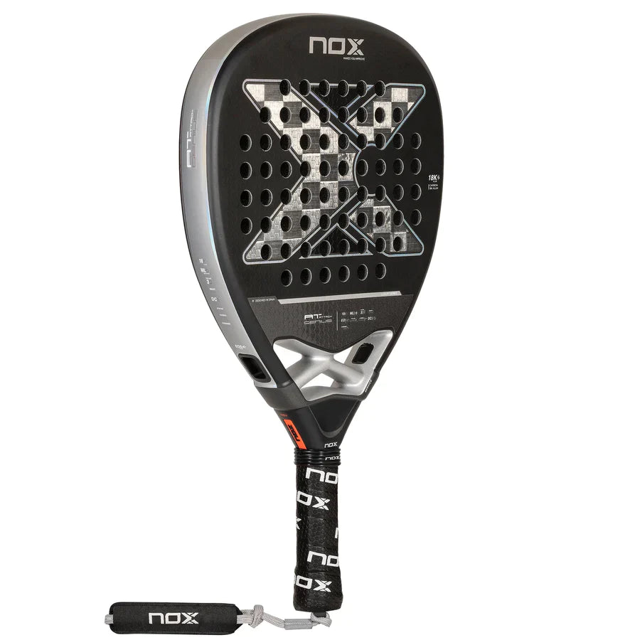 Pala Padel Nox At10 Attack 18K 2024 + Protector + Grip