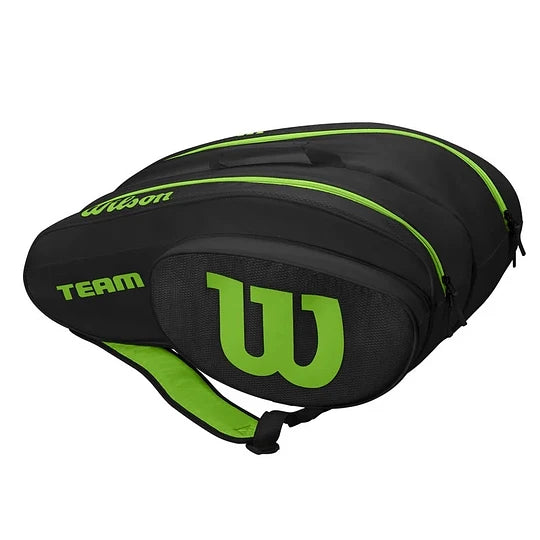 Paletero Padel Wilson Team Negro Verde