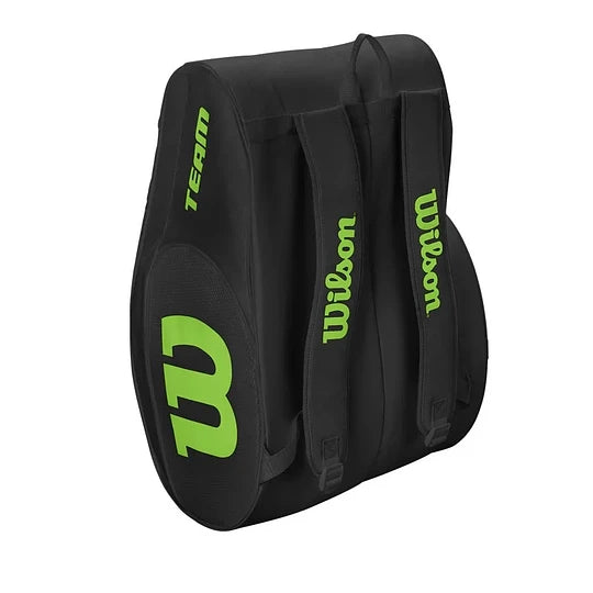 Paletero Padel Wilson Team Negro Verde