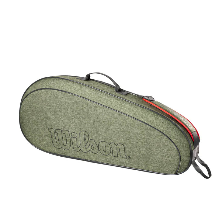 Raquetero Wilson Team 3Pk Heather Green