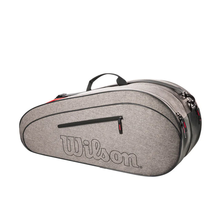 Raquetero Wilson Team 6PK Heather Grey