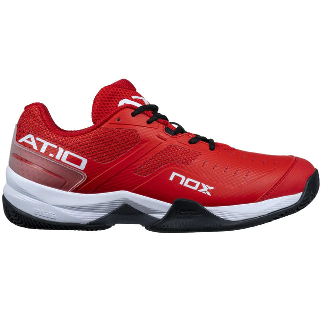 Zapatillas Padel Nox At10 Rojo Negro