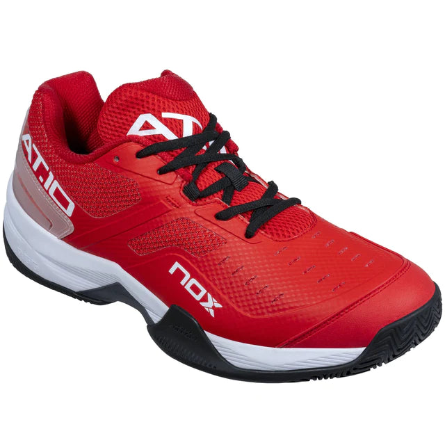 Zapatillas Padel Nox At10 Rojo Negro