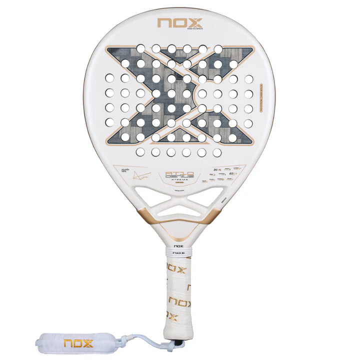 Pala de Padel Nox AT10 Genius 12K Alum XTREM 2026 + Overgrip + Protector