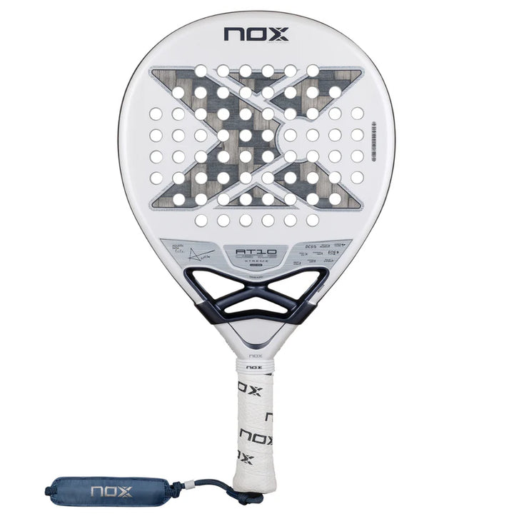 Pala de Padel Nox AT10 Genius 12K Alum XTREM Lite 2026 + Overgrip + Protector