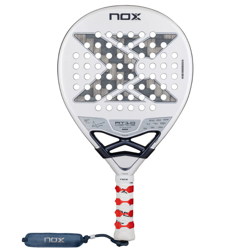 Pala de Padel Nox AT10 Genius 12K Alum XTREM Lite 2026 + Overgrip + Protector