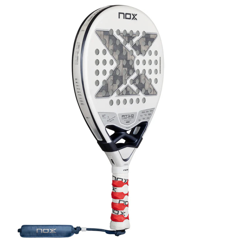 Pala de Padel Nox AT10 Genius 12K Alum XTREM Lite 2026 + Overgrip + Protector