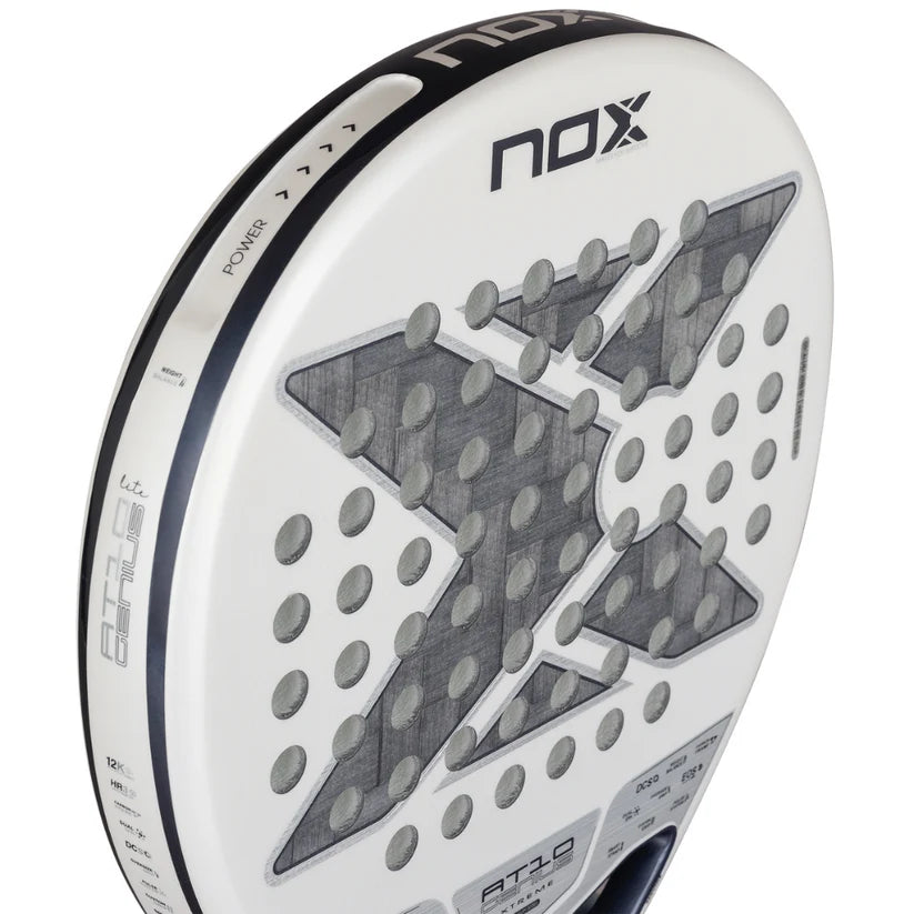 Pala de Padel Nox AT10 Genius 12K Alum XTREM Lite 2026 + Overgrip + Protector